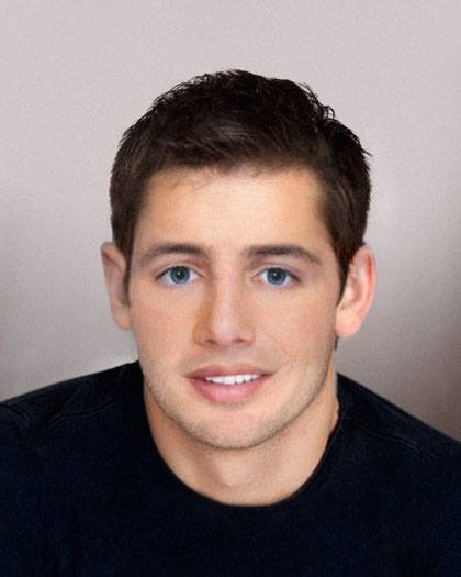 Age progression picture of Levi Frady